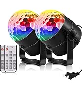 YouOKLight Disco Lights, Sound Activated Strobe Light Stage Light with Remote Control, Party Ligh...