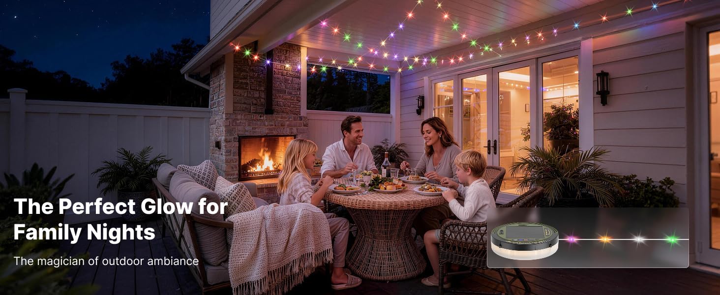 solar camping string lights