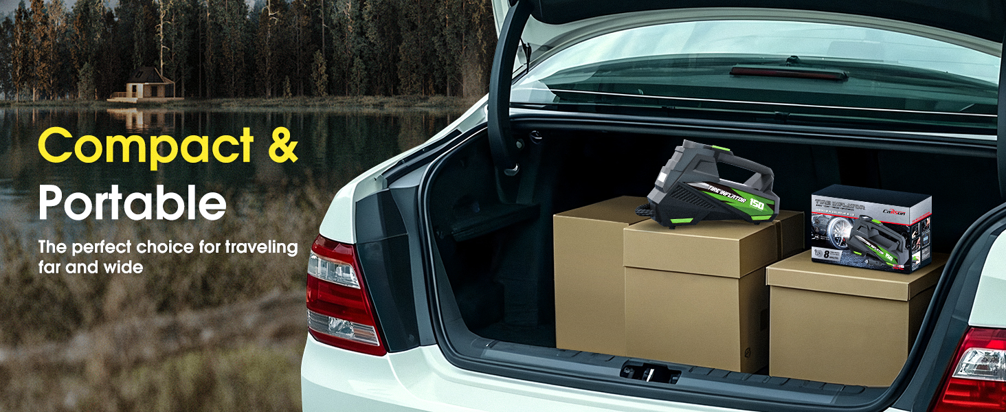 tire inflator portable air compressor