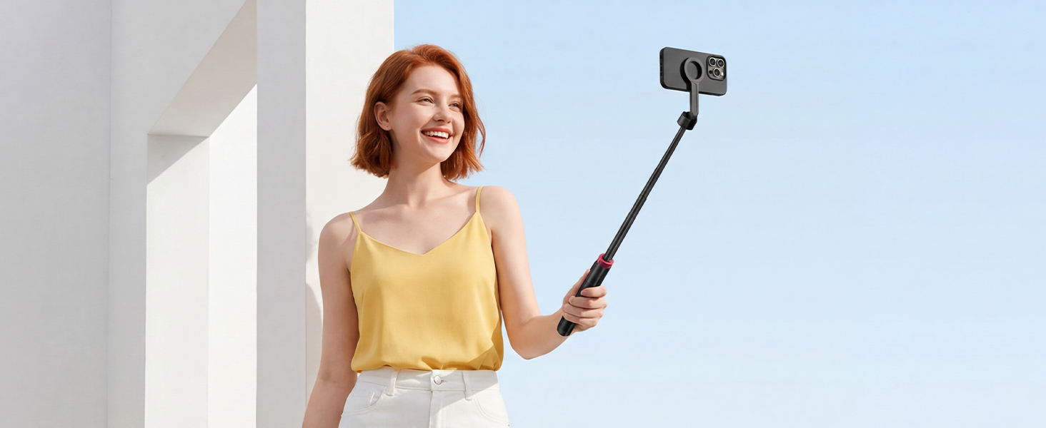 [1s-Open] Magnetic Phone Tripod for iPhone MagSafe