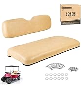 10L0L Front Seat Assembly Kit for EZGO TXT 1994-2013 Golf Cart, Factory Style Seat Cushions &amp; Sea...