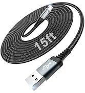 Dasku USB to USB C Cable 15FT 1Pack, Extra Long USB C Cable 3A Fast Charging, Braided Durable USB...