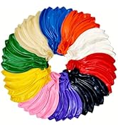 50 Pack 24 inch Balloons 10 Assorted Colors Latex Rainbow Party Big Balloon Bulk for Various Part...