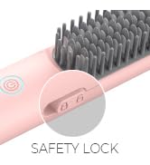 TYMO Cordless Hair Straightener Brush - Porta PRO Portable Straightening Brush for Travel, Mini I...