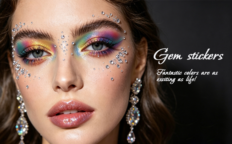 gem stickers for makeup