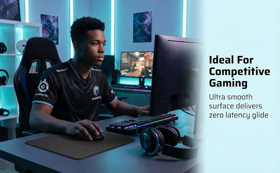 black mouse pad for gaming