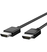Belkin 2M Ultra HD HDMI 2.1 Cable - 4K, 48Gbps, Dolby Vision, 8K @60Hz - For PS4, PS5, Xbox Series X