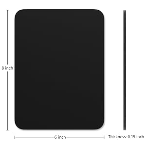 black mouse pad