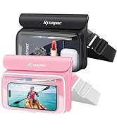 Rynapac IPX8 Waterproof Fanny Pack, [Up to 8.5"] Waist Bag for Women, Floating Phone Pouch Dry Ba...