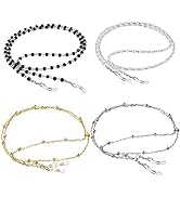 ONESING 4-10 Pcs Eyeglass Chains for Women Eyeglasses String Holder Glasses Strap Eyewear Chain G...