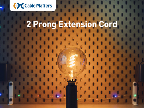 360° Rotating Flat Plug Short Extension Cord