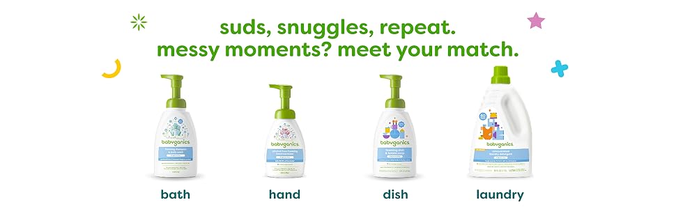 Babyganics bath, hand, dish and laundry