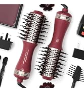 Christmas Gift for Womans-Dual Voltage Hair Dryer Brush,Travel Hair Dryer,Dual Voltage Blow Hair ...