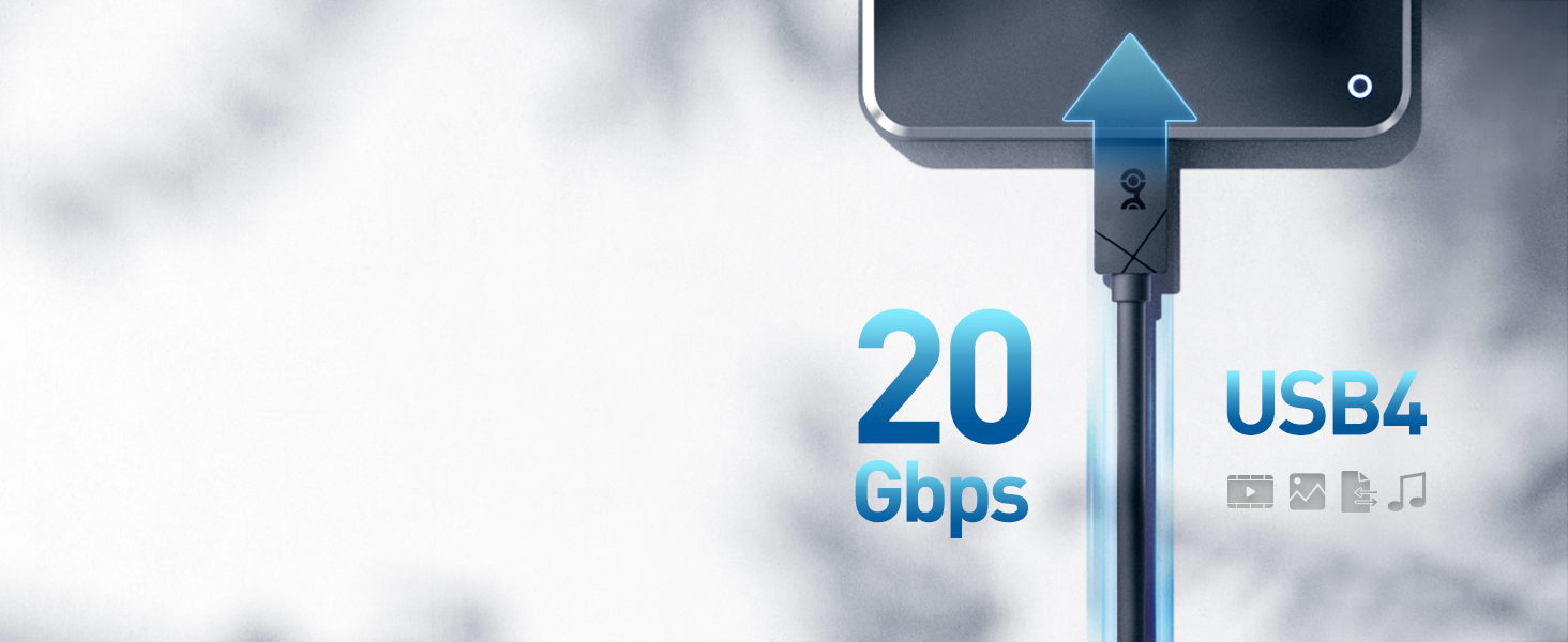 Blazing-fast 20Gbps Bandwidth