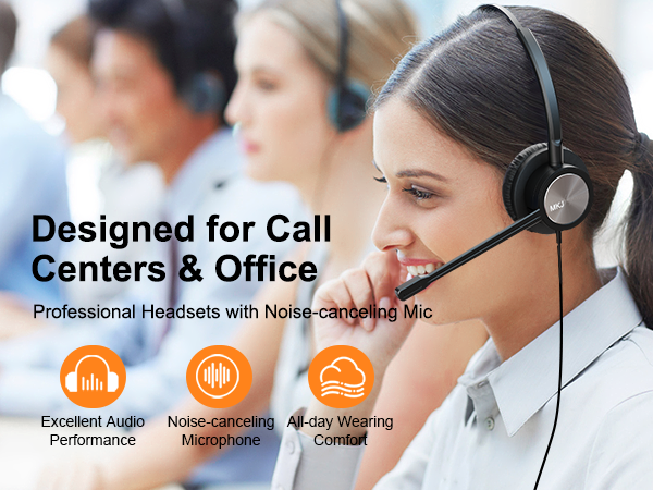 call center usb headphone with mic
