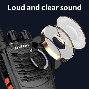 pxton walkie talkies mic