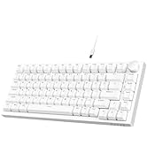 ATTACK SHARK Ajazz AK820 Mechanical Keyboard with with CNC Knob Control,75% Gasket Mount Keyboard...