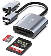 BENFEI Memory Card Reader, USB Type-C/Type-A to SD TF Card Reader Compatible with iPhone 15 Pro/M...