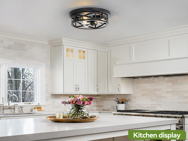 Black Flush Mount Ceiling Light Fixtures