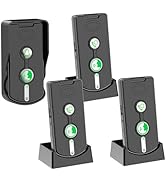 2 Way Wireless Doorbell Intercom Indoor Outdoor, Long Range Door Intercoms System for Home with W...