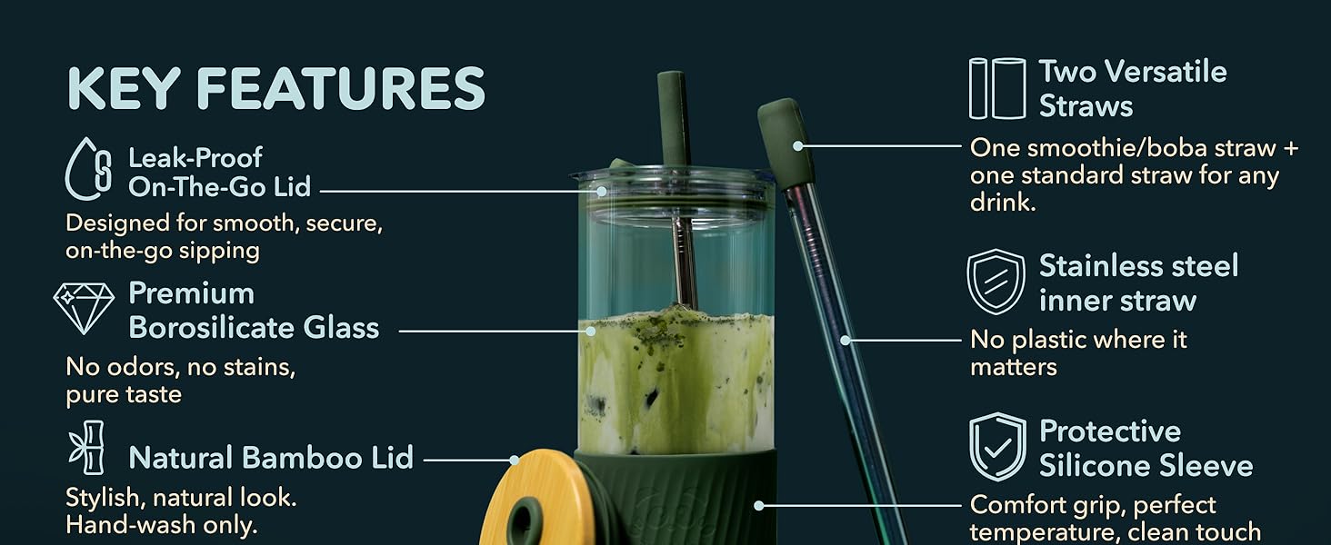 Pandaloo Glass Tumbler