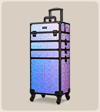 BYOOTIQUE Rolling Makeup Case Cosmetology case on wheels Makeup Artist Nail