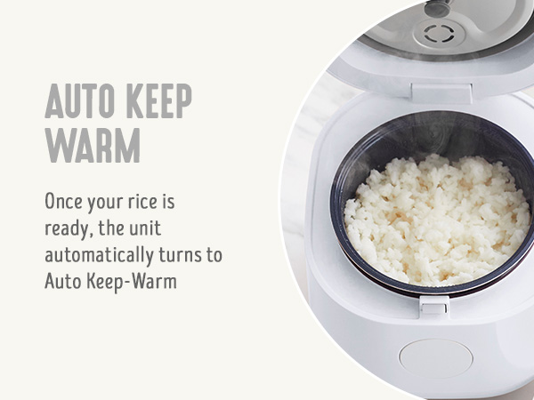 GreenLife, Ceramic Nonstick, PFAS-Free, Non-Toxic, Rice Cooker, Electrics