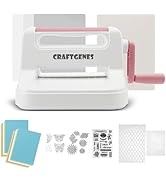 CraftGenes Die Cutting Machine and Embossing Machine – 6'' Opening Size for Cardmaking, Scrapbook...