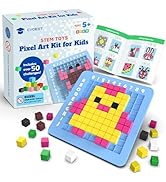STEM Toys Pixel Art Kit for Kids - Arts and Crafts for Boys &amp; Girls - Educational Science Kits &amp; ...