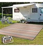 G GOOD GAIN Picnic Blankets Outdoor - Waterproof Outdoor Rug with Shoulder Carry Strap | Machine ...