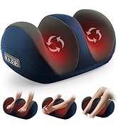 Homesy Foot Massager with Heat, Shiatsu Foot and Calf Electric Kneading Massager Machine with Rol...