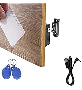 WOOCH RFID Lock Electronic Cabinet Lock, Hidden DIY Lock with USB Cable for Wooden Cabinet Drawer...