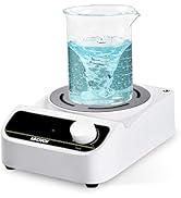 LACHOI Magnetic Stirrer 300-1500RPM Magnetic Stir Plate with Stir Bar Max Stirring Liquid 5000ml ...