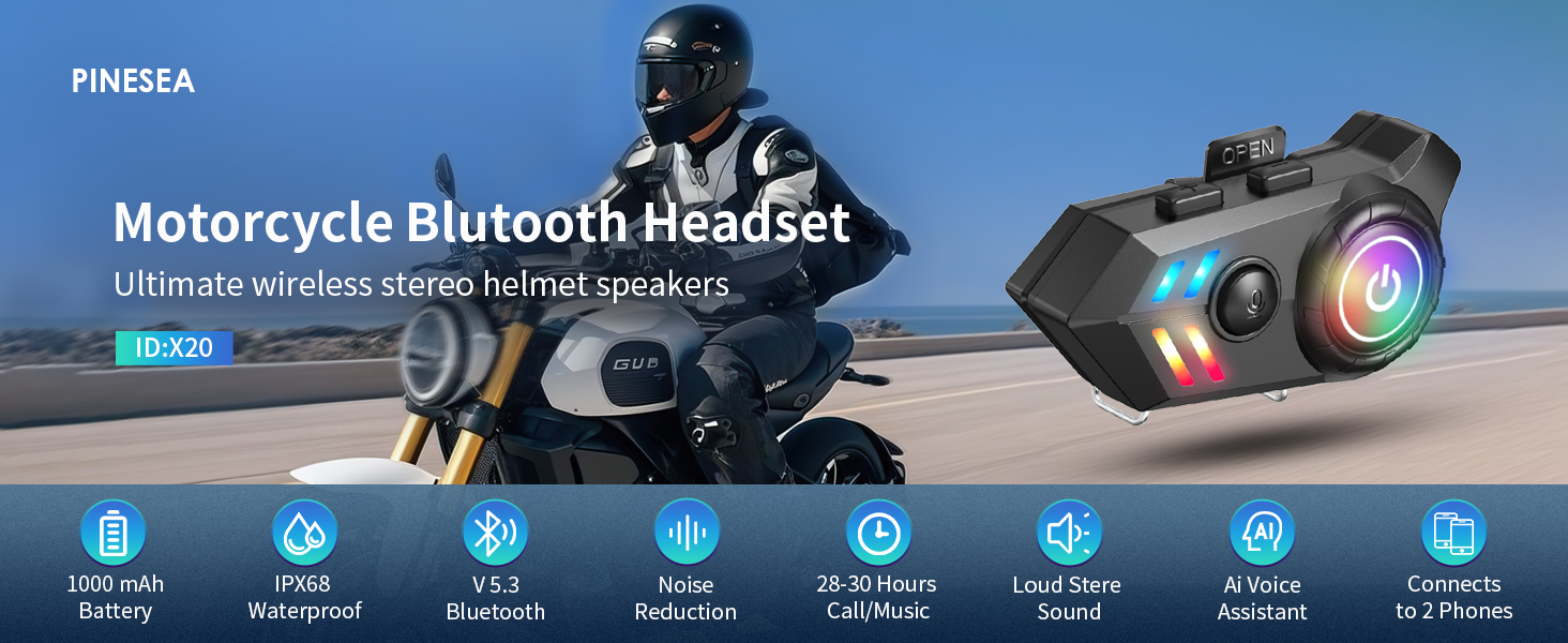 bluetooth motorcycle helmet