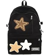 MININAI Y2k Backpack with Kawaii Pendant Aesthetic Star Backpack Cute Preppy Laptop Book Bag Back...