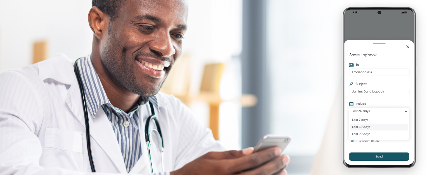 Easily Share with Doctor