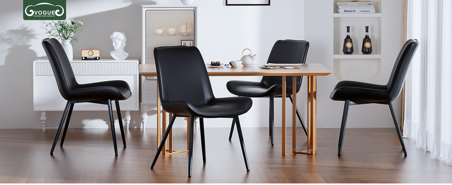 black dining chair