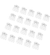 50Pcs Plant Orchid Clips Flowers Support Clear Fixer for Garden Vine Stem Plants Climbing Clasp f...