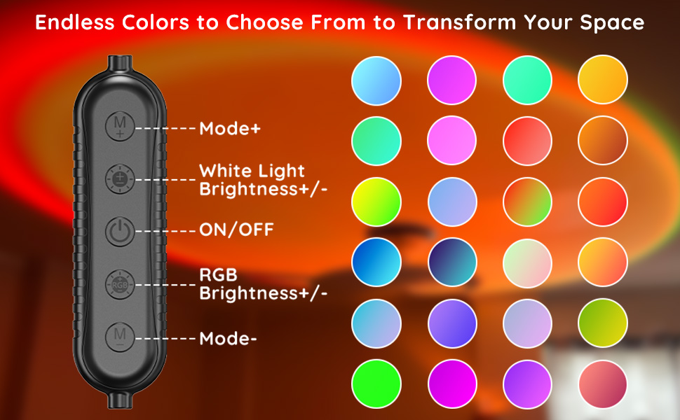 sunset lamp projector