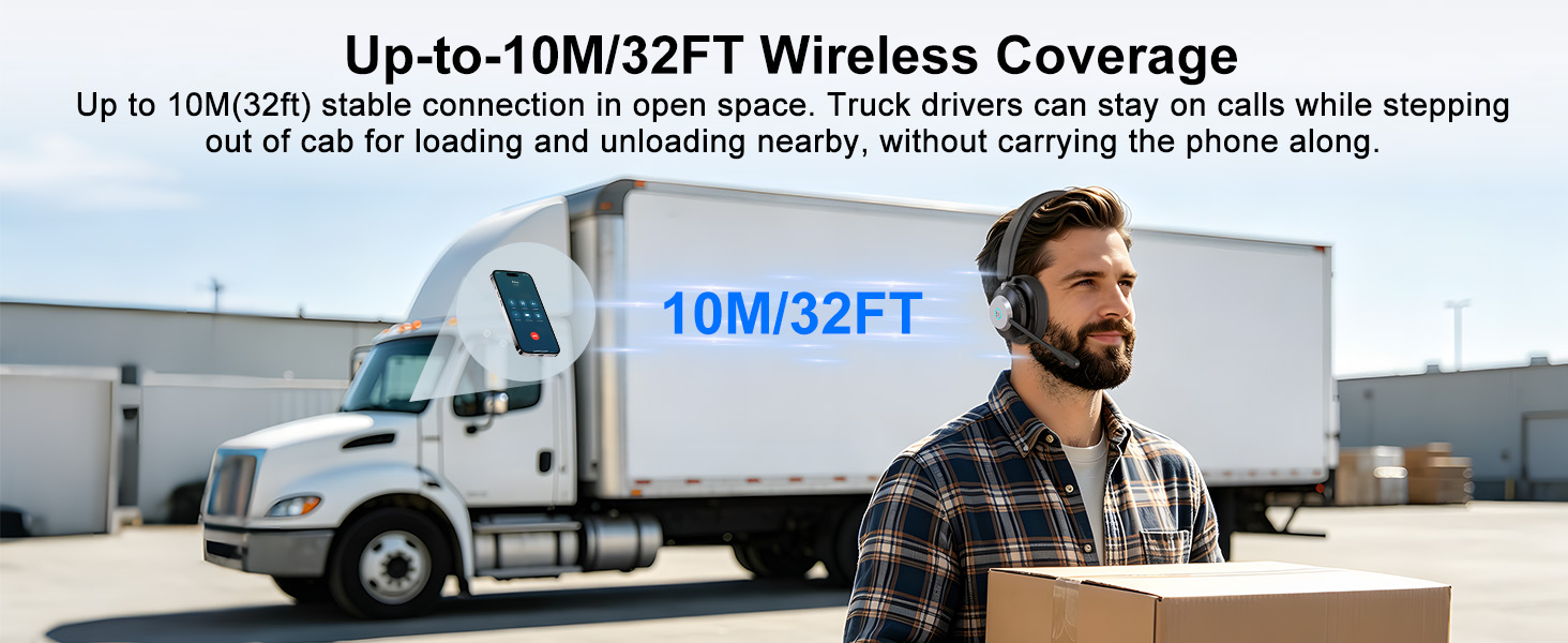 truck driver headset bluetooth