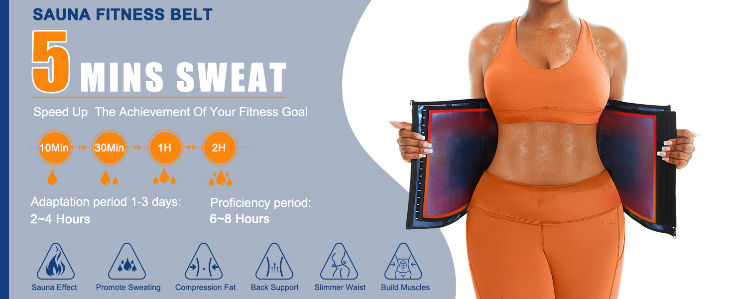 sweat waist trimmer for women lower belly fat