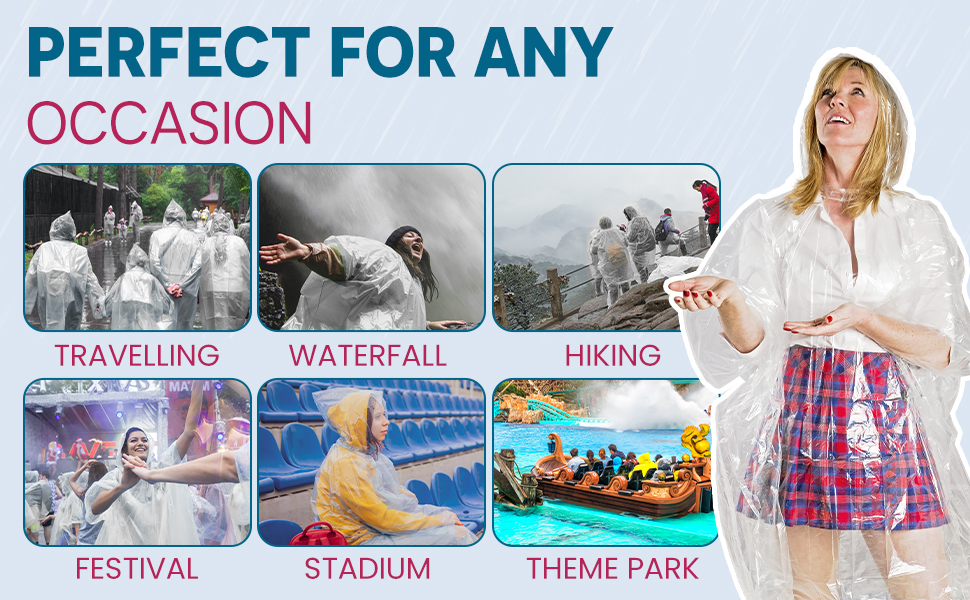Rain Ponchos Rain coat Disposable Rain Ponchos