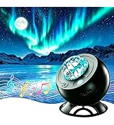 Northern Lights Projector,Star Projector for Bedroom,3 HD Projection Lenses Galaxy Projector,Blue...