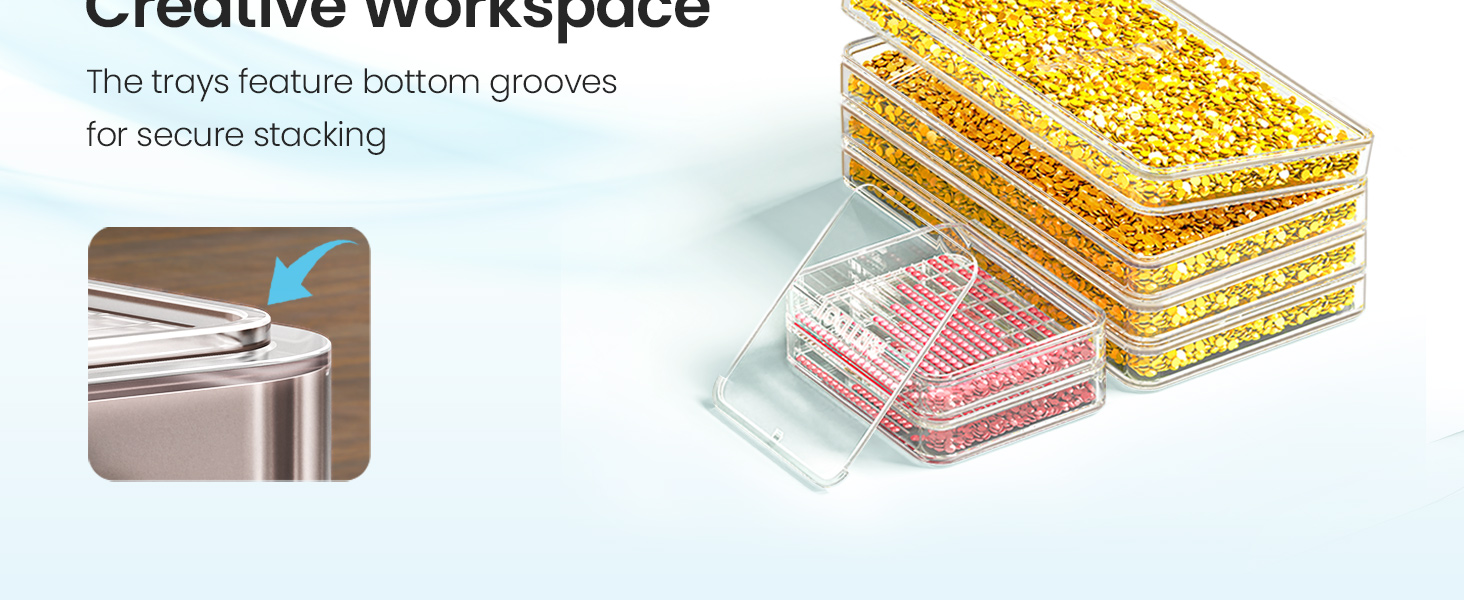 diamond painting trays
