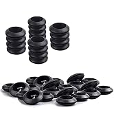 EASYEAH 1/2 Inch Rubber Grommet, 1/2" Drill Hole Rubber Cable Hole Plugs 5/16"(8mm) ID, Synthetic...