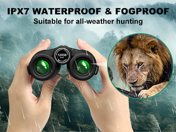 IPX7 WATERPROOF &amp; FOGPROOF Suitable for all-weather hunting