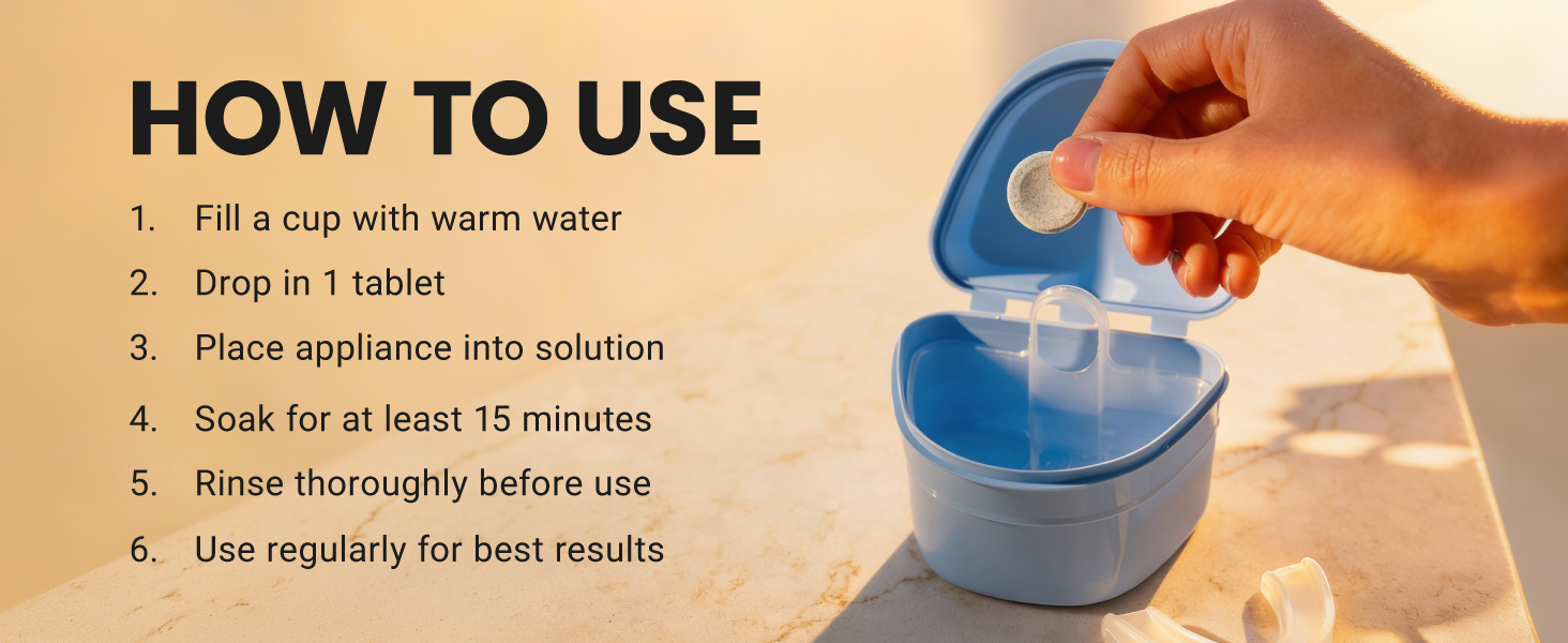 invisalign cleaning crystals denture care products denture supplies retainer cleaner efferdent