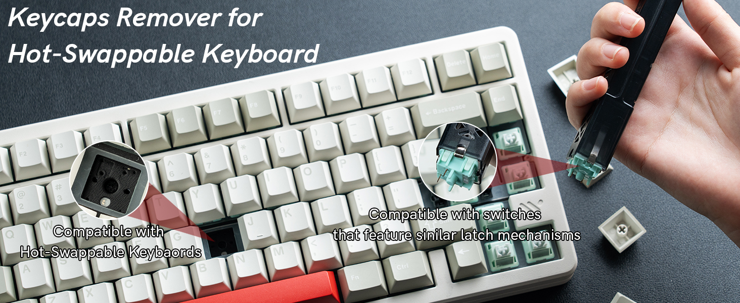 Keycaps Remover for Hot-Swappable Keyboard