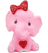 H&amp;W Cute Elephant Coin Bank(B), Shatterproof Piggy Bank, Can Store 1000 Coins, Money Box, Best Gi...