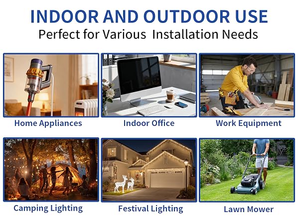 INDOOR AND OUTDOOR USE